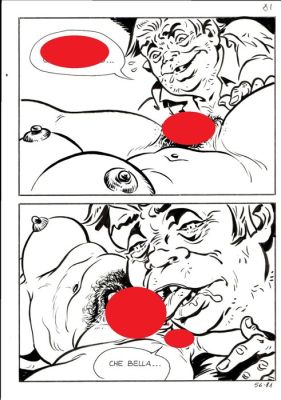 Angiolini, Sandro - 6 Original page - La Poliziotta #56 - 1982 | Catawiki