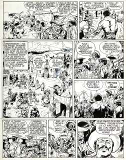Giraud | Blueberry, planche n°42 à l’encre de Chine de… | Millon