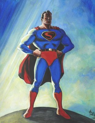 Pontet, Cyril - 1 Original colour drawing - Max Fleischer’ Superman - Golden Age Man of Steel - 2026 | Catawiki