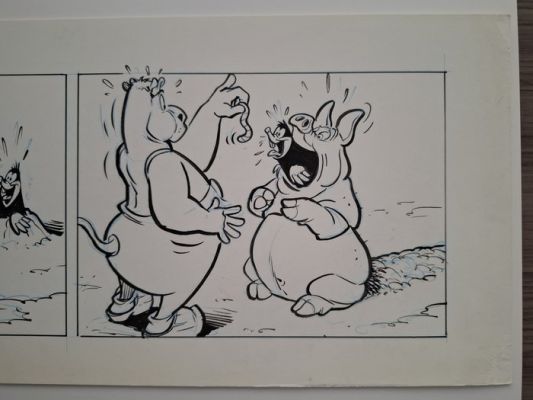 Wil Raymakers / Thijs Wilms - 1 Original page - Boes | Catawiki