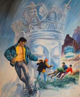 Couverture originale de BOB MORANE tome 45 Le jade de Séoul par CORIA