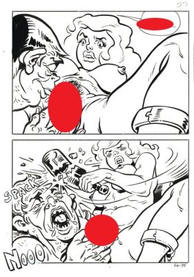 Angiolini, Sandro - 6 Original page - La Poliziotta #56 - 1982 | Catawiki