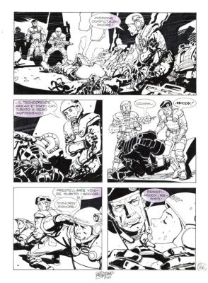 Bonazzi, Germano - 3 Original page - Nathan Never Gigante #5 - "Nemo" - 2000 | Catawiki