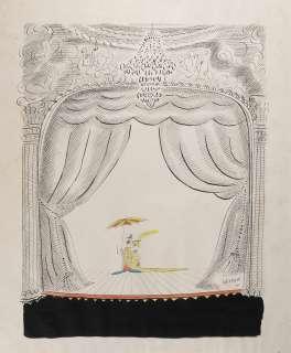 Sempé | Roméo et Juliette au théâtre, illustration à… | Millon