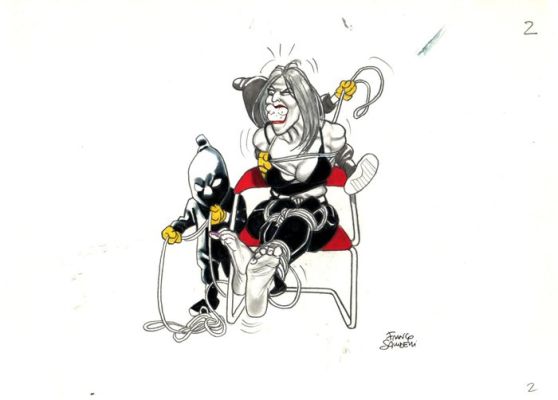 Saudelli, Franco - 1 Original colour page - Bondage - "Femmine alla corda..." - 1990 | Catawiki
