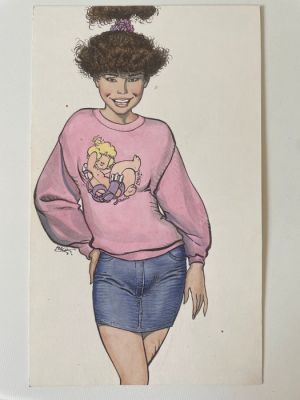 Malik - 1 Original colour drawing - Cupido | Catawiki