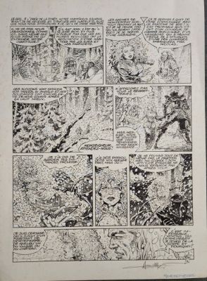 Aouamri Mohamed - 1 Original page - Mortepierre T1 - La chaire et le soufre - 1995 | Catawiki