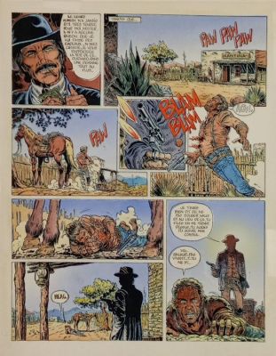 Swolfs, Yves - 1 Bleu de coloriage + calque - Durango - 1984 | Catawiki
