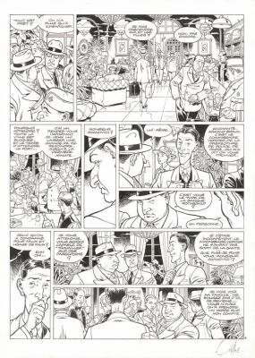 Sylvain Vallée | Planche originale n°04 - Le Vol noir des corbeaux - Il Était une fois en France | Daniel Maghen