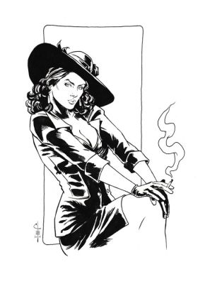 Evenhuis, Chris - 1 Original drawing - Woman - 2012 | Catawiki