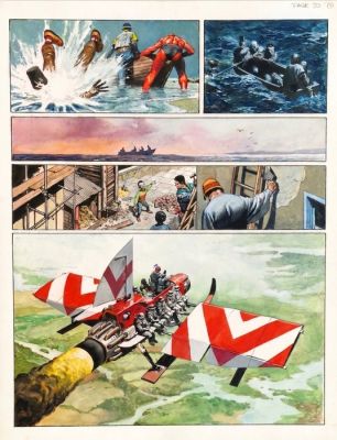 Lawrence, Don - 1 Original colour page - Storm