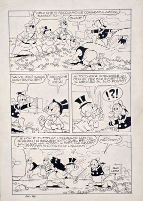 Luciano Gatto - 1 Original page - Topolino n. 908 - Zio Paperone e L’ippogrifo pag. 26 | Catawiki