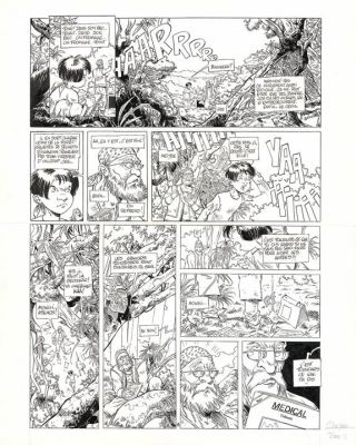 Marc N’guessan | Planche originale n°8 - Secret - Petit d’homme | Daniel Maghen