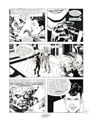 Bonazzi, Germano - 3 Original page - Nathan Never Gigante #5 - "Nemo" - 2000 | Catawiki