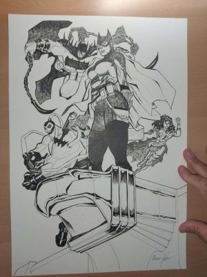 Foderà, Marco - 1 Original drawing - Batman & Batgirl - 2026 | Catawiki