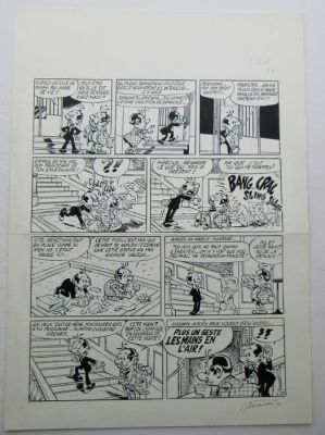 Attanasio, Dino - 1 Original page - Spaghetti et Mandolina - De oompjes / Les tontons - p.37 - 1985 | Catawiki