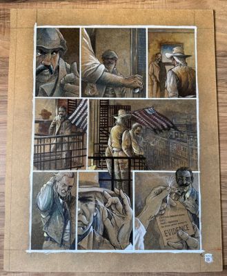 Le Hénanff - 1 Original colour page - Le Henanff, Fabrice - Planche original couleur - Holmes - 2010 | Catawiki