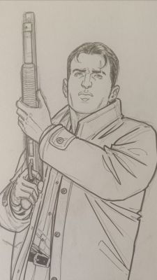 Thomas Legrain - 1 Original preliminary drawing - Sisco - 2013