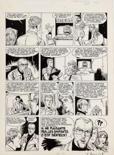 Paape | Luc Orient, planche n°2 à l’encre de Chine sur… | Millon