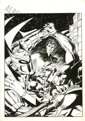 Mike Manley | Batman Promotional Piece | Albert Moy