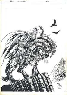 Ratera, Mike / Alpuente, Eduardo - Original page (p.1)  - Kabur "Le Faucheur"  - (2001)