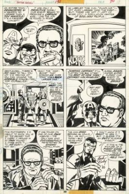 Kirby, Jack - CAPTAIN AMERICA #193 Interior Page | ComicConnect