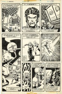 Perez, George - INHUMANS #4 Interior Page | ComicConnect