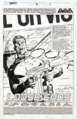 Braithwaite, Doug - PUNISHER, THE (1987-95) #71 Title Splash | ComicConnect