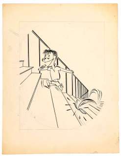 Sempé | Illustration à l’encre de Chine et à la mine de… | Millon