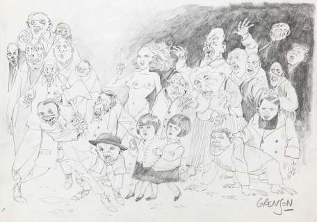 Grenson | Illustration à la mine de plomb représentant… | Millon