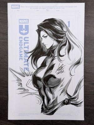 Stanley Artgerm Lau - Psylocke SDCC Live Demo Sketch