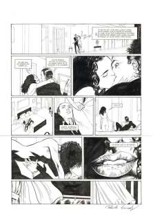 Planche originale 43 de HEDGE FUND Tome 4 - L‘héritière aux vingt milliards par Patrick HENAFF