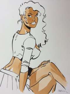 Meynet, Felix | original colour drawing  - Pin-up | Catawiki