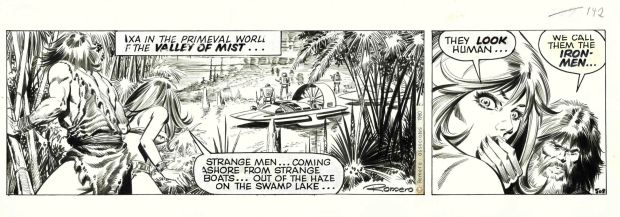 Enric Badia Romero | Summer Sale (Ends August 31) // Axa: The Brave / Original daily strip #508 – double strip- Romero | Origin Of Comics