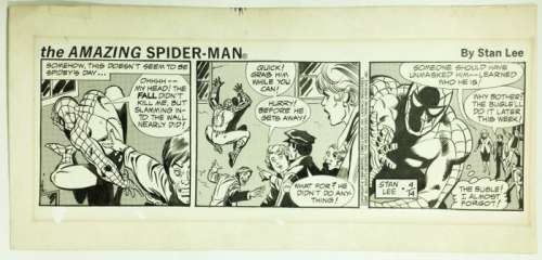 Lee, Stan / Kida, Fred | original strip  - The Amazing Spiderman  - (1984) | Catawiki