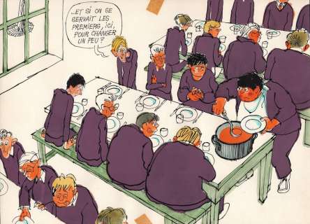 Cabu | ...Et si on se servait les premiers, ici, pour… | Millon