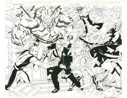 Ray Snyder, Yanick Paquette (Original) | Young X-Men #04 Page 14-15 Issue 04 Page 14-15 | Comic Art House