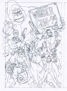 Arthur Adams | 1994 WONDERCON PROGRAM CVR.  | Tri-State Original Art