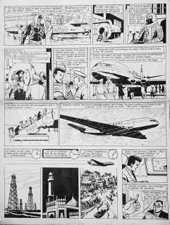 WEINBERG Albert  - Dan Cooper  - Planche 15 de l‘album Le triangle Bleu édité au [...]