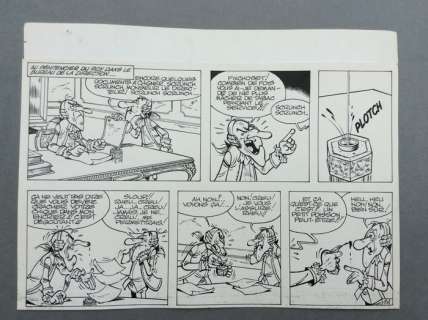 Remacle | Original Plate  - Le Vieux Nick  - "Hercule et Compagnie"  - (1981) | Catawiki