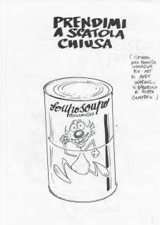 Silver | sketch "Lupo Alberto Pop Art" | Catawiki