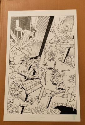 Dark Dominion zero, Original Cover Art by Steve Ditko