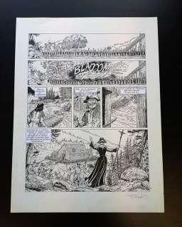 Ersel (Sels, Erwin) | Original page (p.21)  - Pioniers van de nieuwe wereld 9  - De brandende rivier  - (1997) | Catawiki