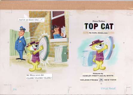 Al White, Hawley Pratt - Hawley Pratt/Al White - Top Cat Book Illustration