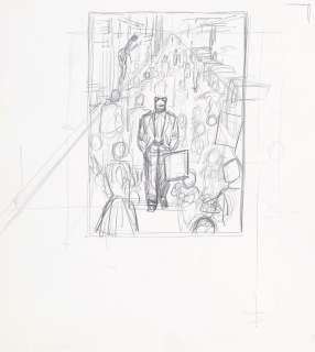 Guarnido | Blacksad, étude à la mine de plomb pour une… | AZ auction