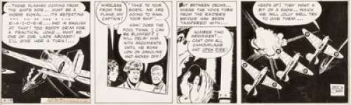 Milton Caniff Terry and the Pirates Daily  Comic Strip Original Art dated 4-19-41 (News Syndicate Co,  1941).... | Heritage