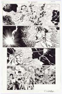 Chris Weston and Garry Leach The Authority #18 Page 16 Original Art (DC, 2000)