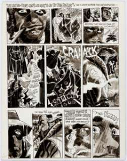 Jerry Grandenetti - Mystery/Horror Magazine Panel Page Original Art (c. 1980s). Grandenetti scored in his youth - | Heritage