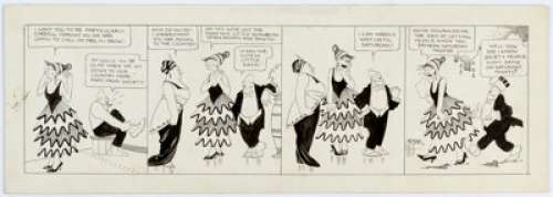 George McManus Bringing Up Father Daily Comic Strip Original Art undated (International Features). Debuting in - | Heritage