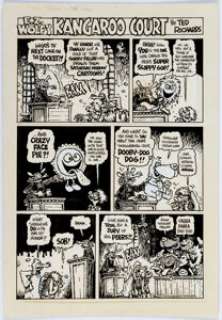 Ted Richards Rip Off Comix #3 Complete 1-Page Story Original Art (Rip Off Press, 1978). Richards satirizes - | Heritage